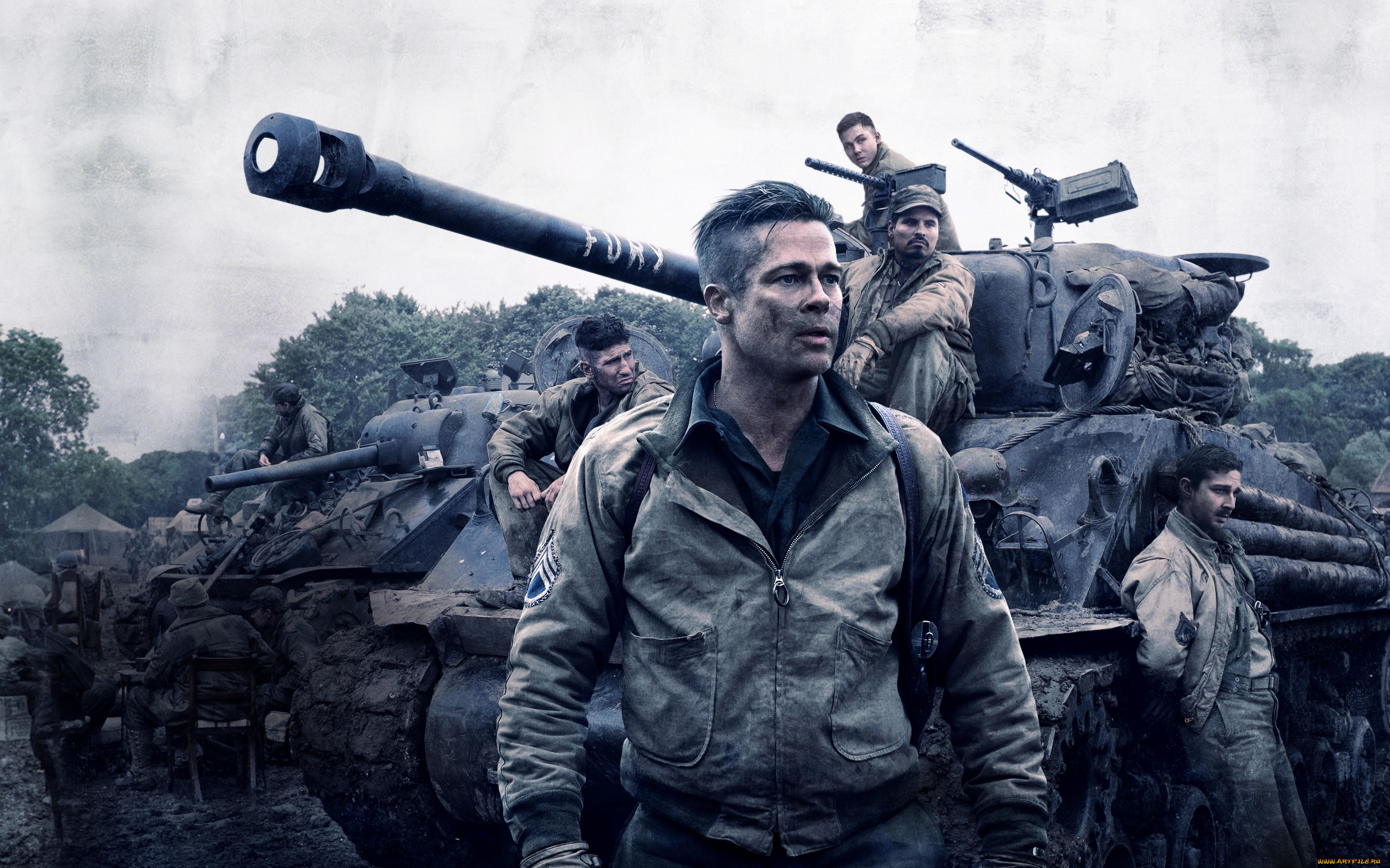 Обои Кино Фильмы Fury, обои для рабочего стола, фотографии кино фильмы,  fury, военный, исторический, Ярость, фильм, драма Обои для рабочего стола,  скачать обои картинки заставки на рабочий стол.